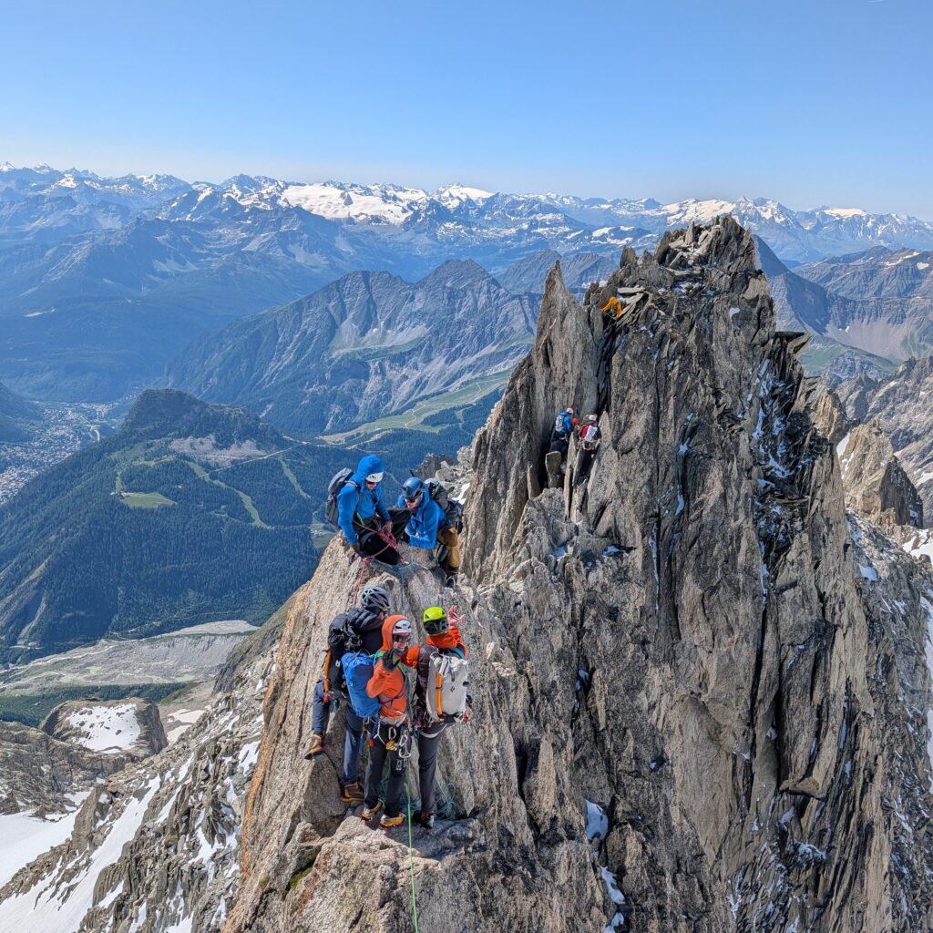 Stau auf dem Abschnitt vor der Schlüsselstelle