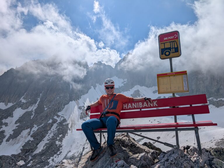 Hanibank am Gipfel des Hannibalturms