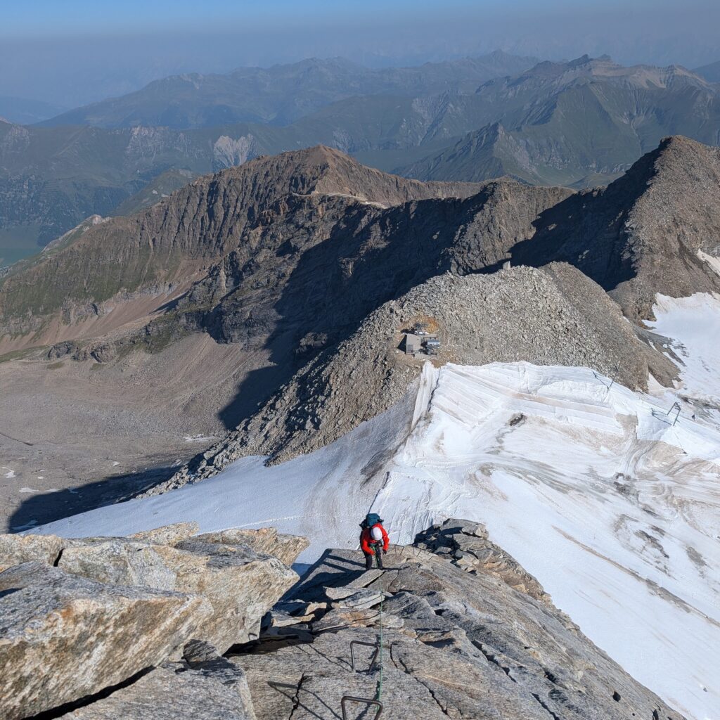 Olperer Nordgrat Eisenbügel