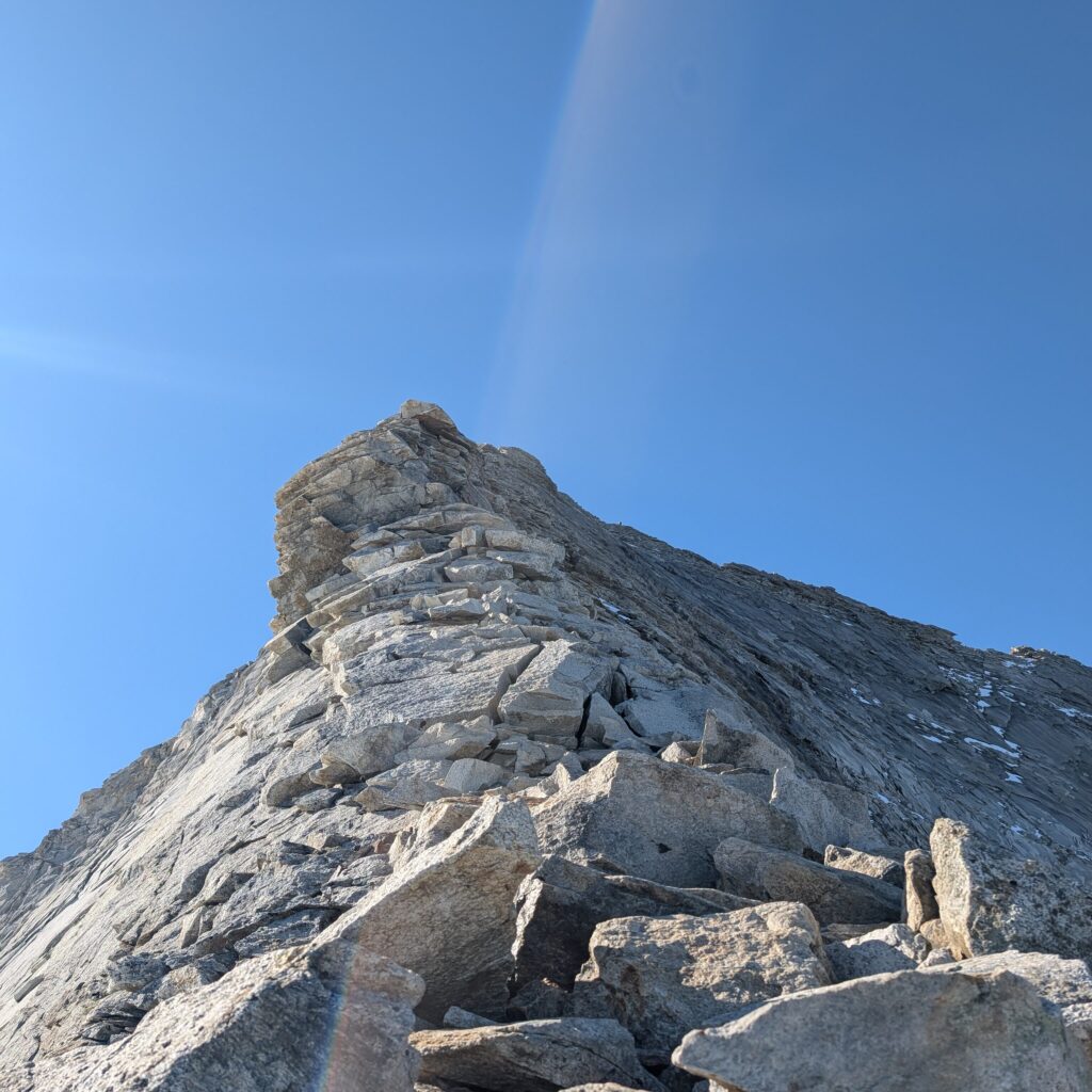 Olperer Nordgrat Schlüsselstelle