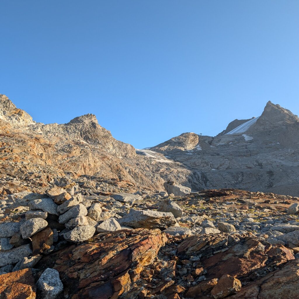 Olperer Zustieg ehemalige Gletscherzunge