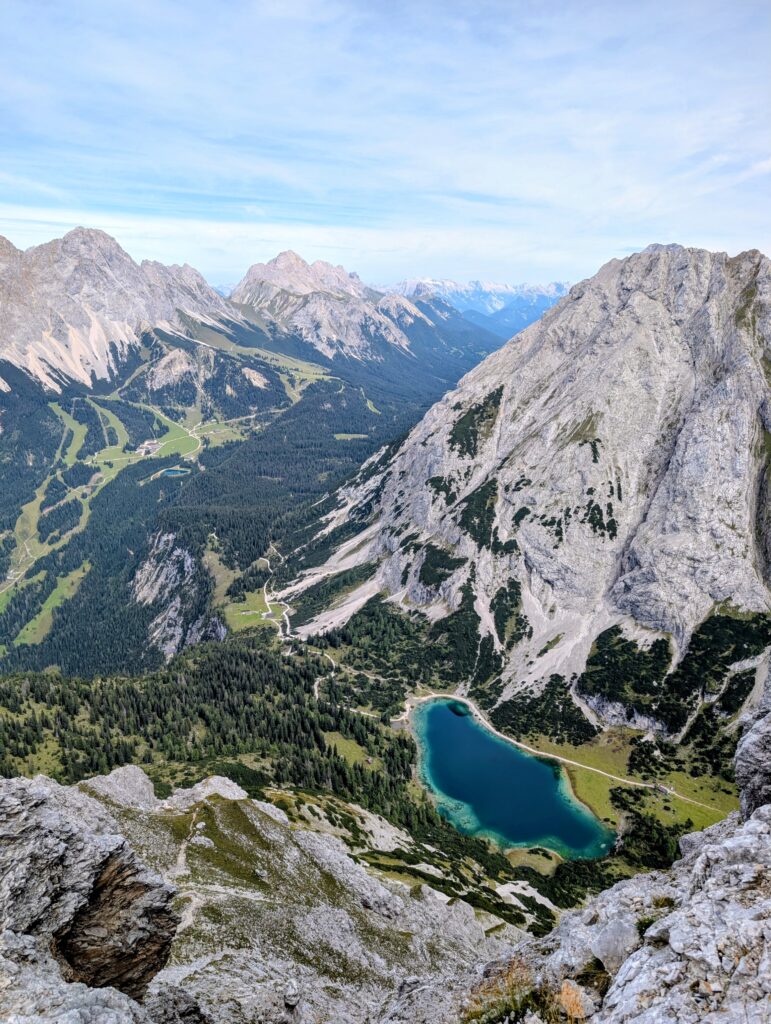 Sonnenspitze Südgrat Ausblick Seebensee