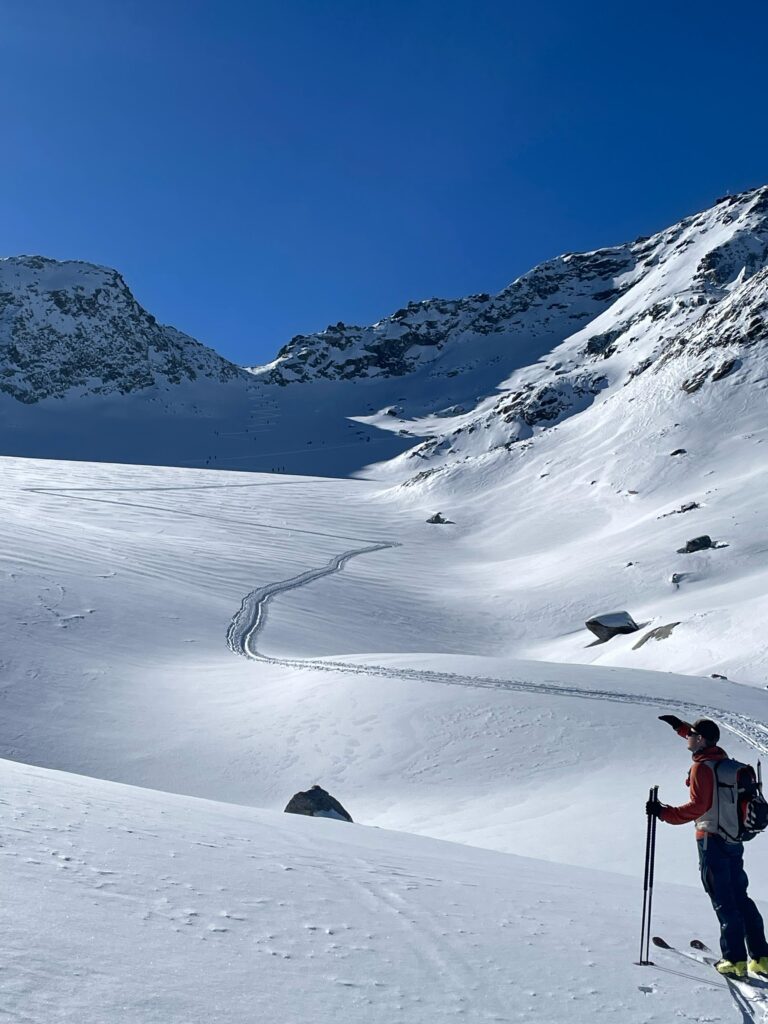 Piz Sesvenna Abfahrt