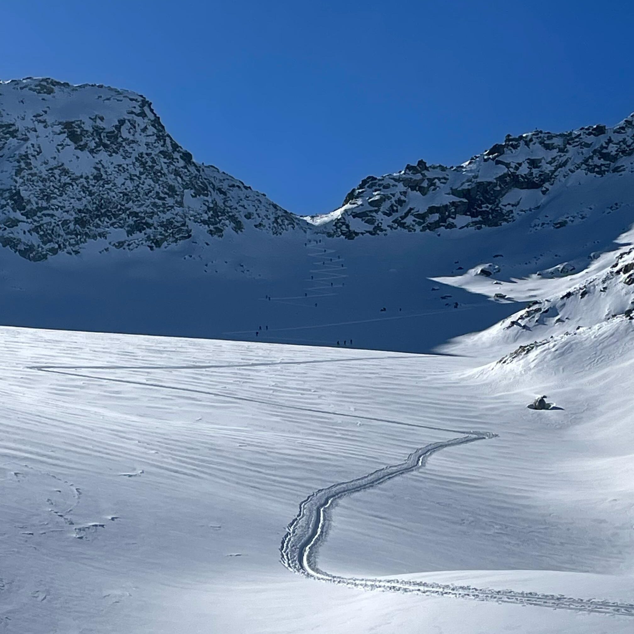 Piz Sesvenna Abfahrt